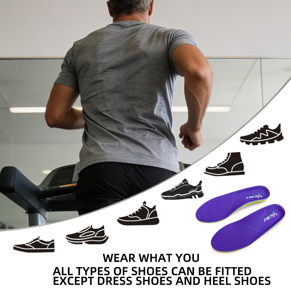 Valsole Orthotic Inserts with High Arch Support

