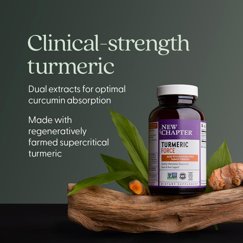 New Chapter Turmeric Force Daily Supplement for Heart & Brain

