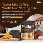 Pella Nutrition Mushroom Coffee with Superfood Mushrooms – Instant

