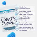 Bear Balanced Creatine Gummies with Creapure Monohydrate

