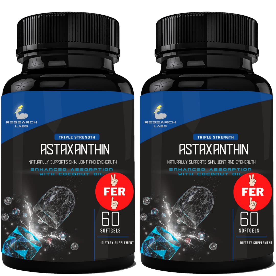 Astaxanthin Dietary Antioxidant Supplement by Research Labs

