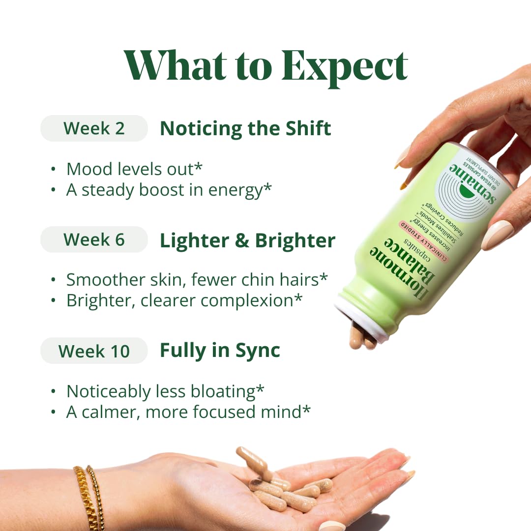 Semaine Hormone Balance Supplement - Mood & Skin Support

