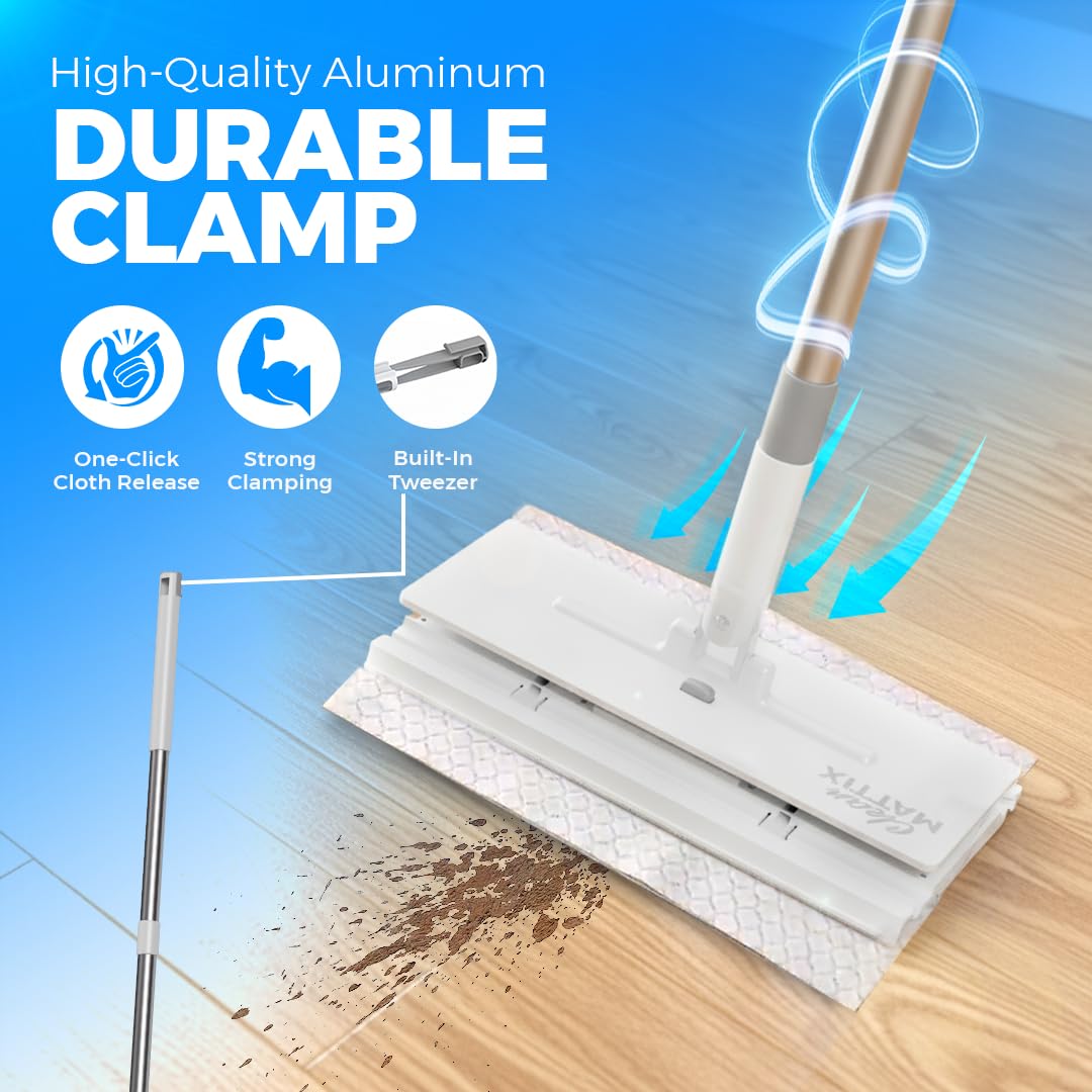 FlexiClamp Sweep & Mop Kit for Easy Cleaning

