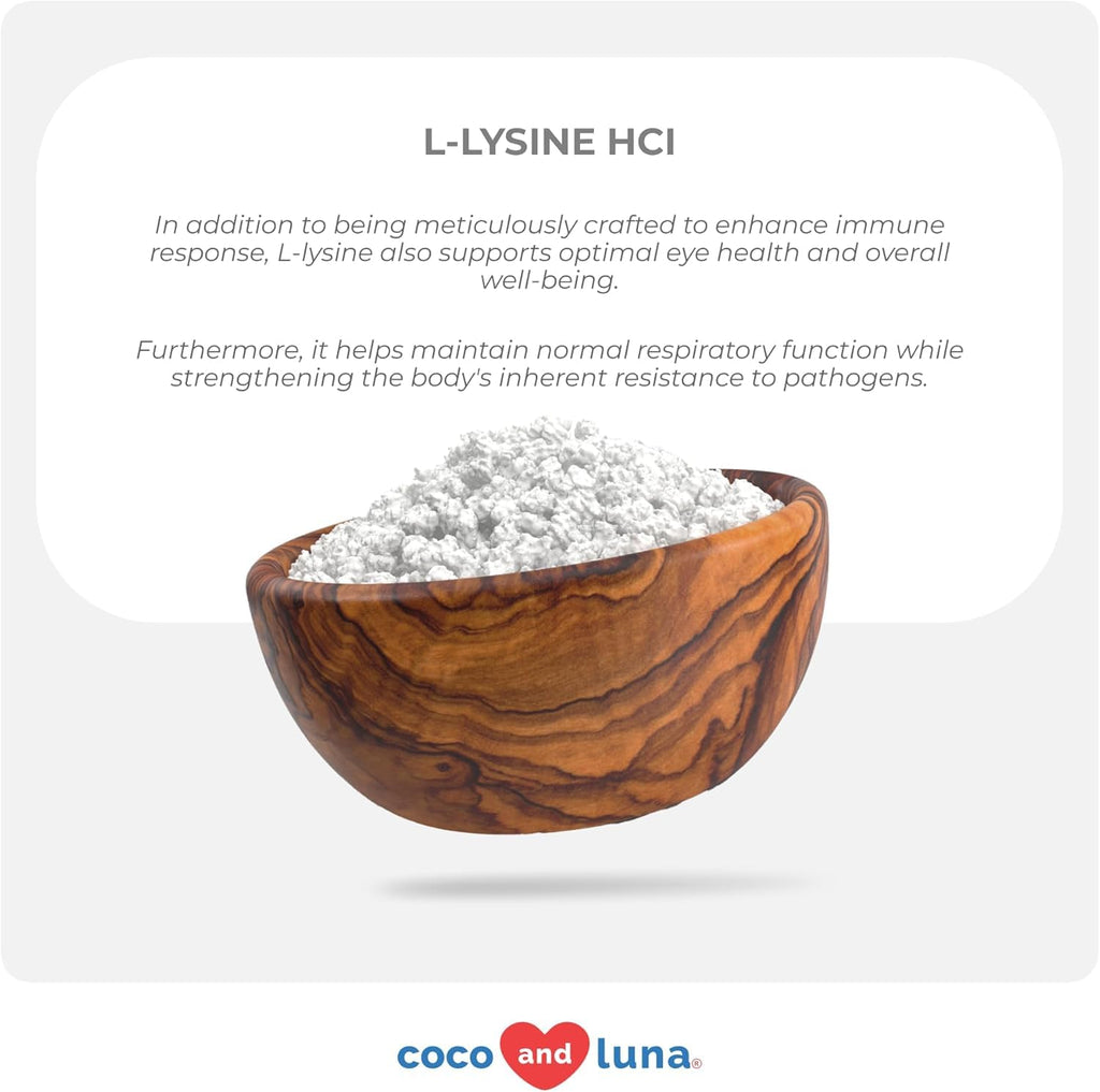 L-Lysine for Cats by Coco and Luna - Immune Support

