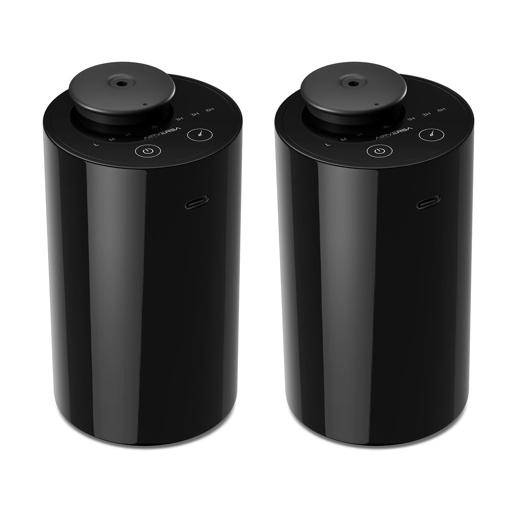 Airversa Waterless Diffuser for Essential Oils – Battery-Powered Car Diffuser