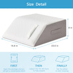 MEGCXIT Leg Elevation Pillow Memory Foam

