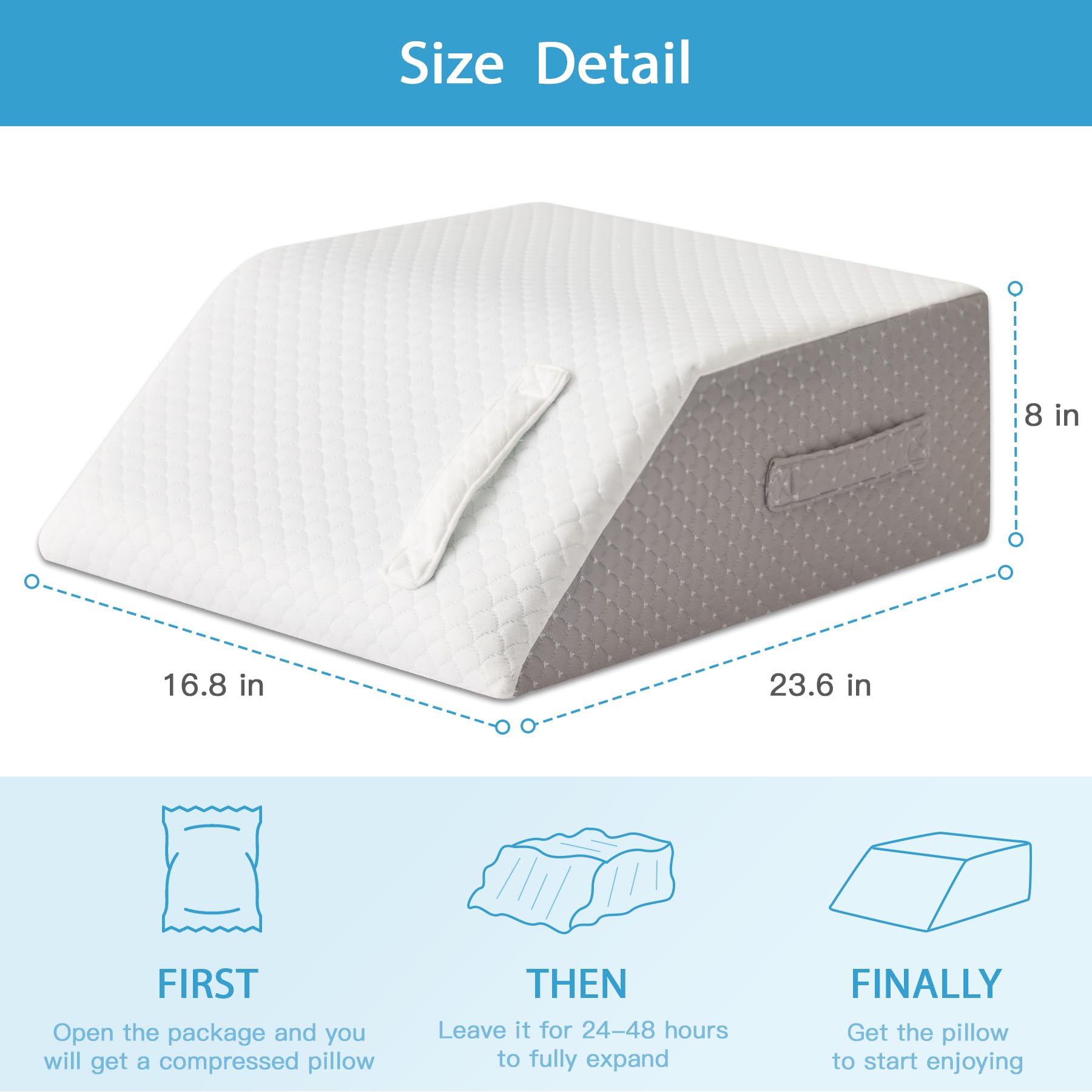 MEGCXIT Leg Elevation Pillow Memory Foam

