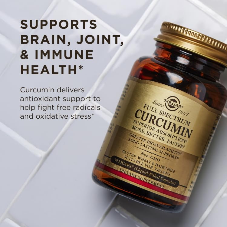 Solgar Full Spectrum Curcumin Enhanced Bioavailability

