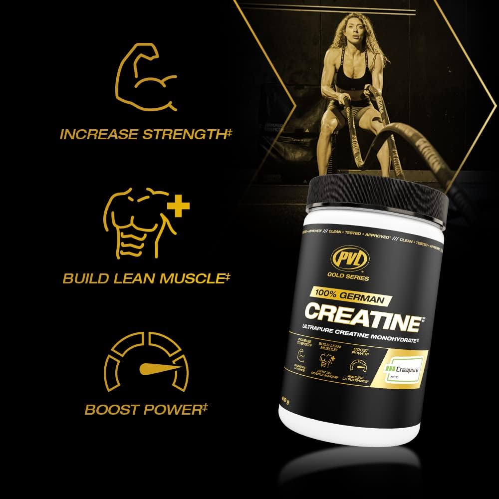 PVL Creapure Creatine Monohydrate Powder – Muscle Support

