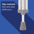 Medline Aluminum Crutches – Lightweight Walking Aid

