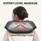 Nekteck Shiatsu Neck Massager with Heat for Relief

