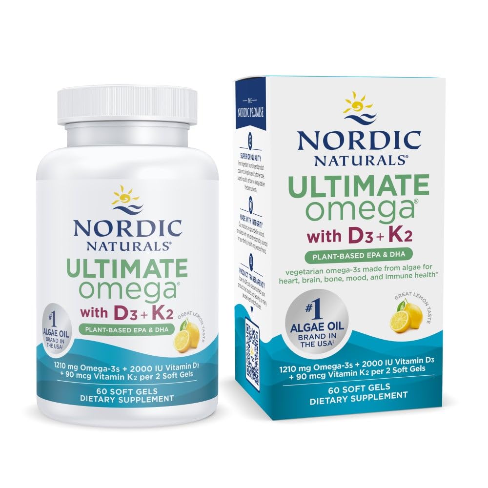 Nordic Naturals Ultimate Omega Plant-Based Omega Fatty Acids

