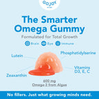 GOJOY Kids Omega-3 DHA Gummies - Plant-Based Algae DHA


