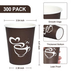 Clawsoff Paper Coffee Cups - Disposable Hot & Cold Cups

