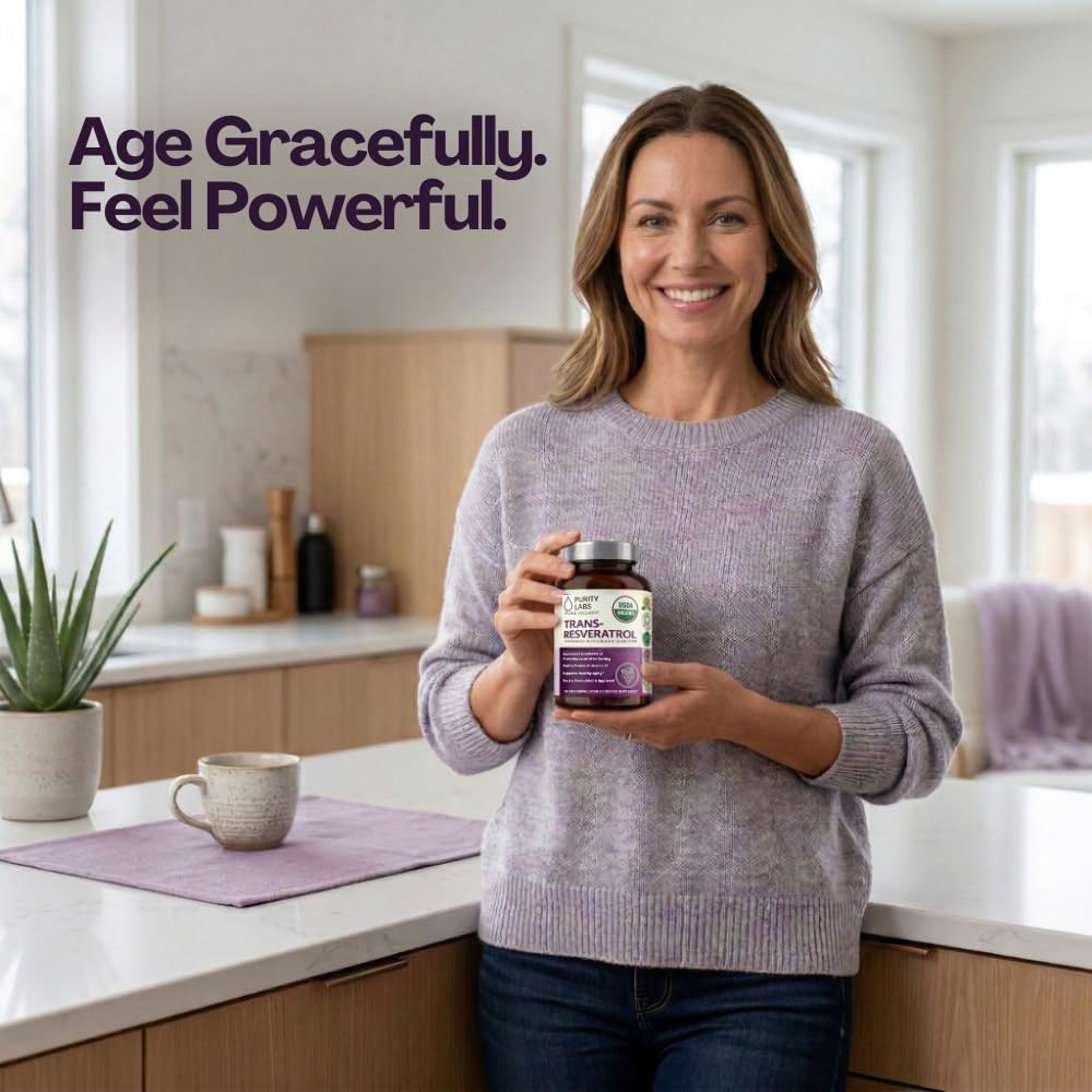 Purity Labs Trans-Resveratrol Supplement - Wellness Support

