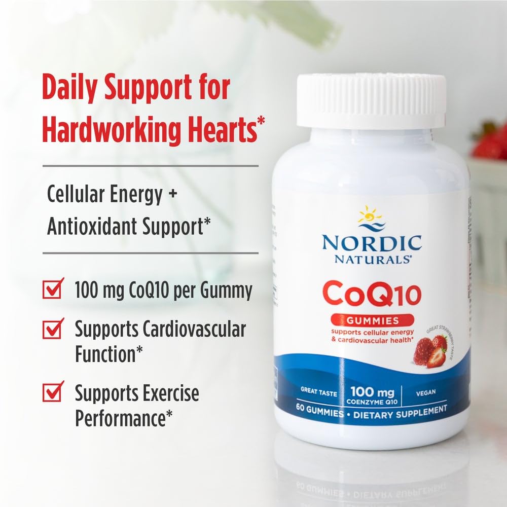 Nordic Naturals CoQ10 Supplement | Cellular Energy Support

