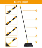 Outdoor Broom with Durable Bristles | Heavy-Duty Cleaning

