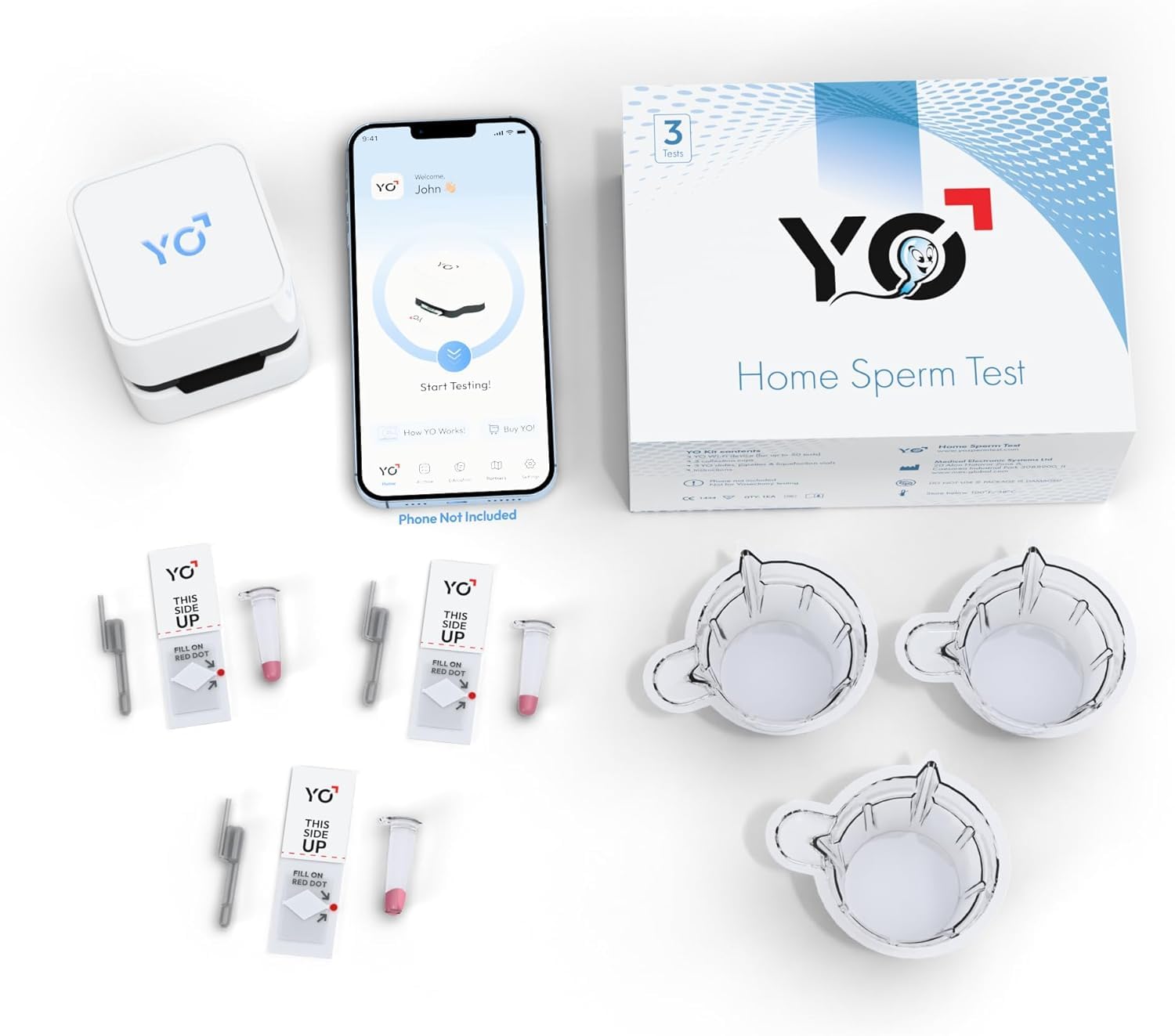 YO Home Sperm Analysis Kit - FDA Cleared

