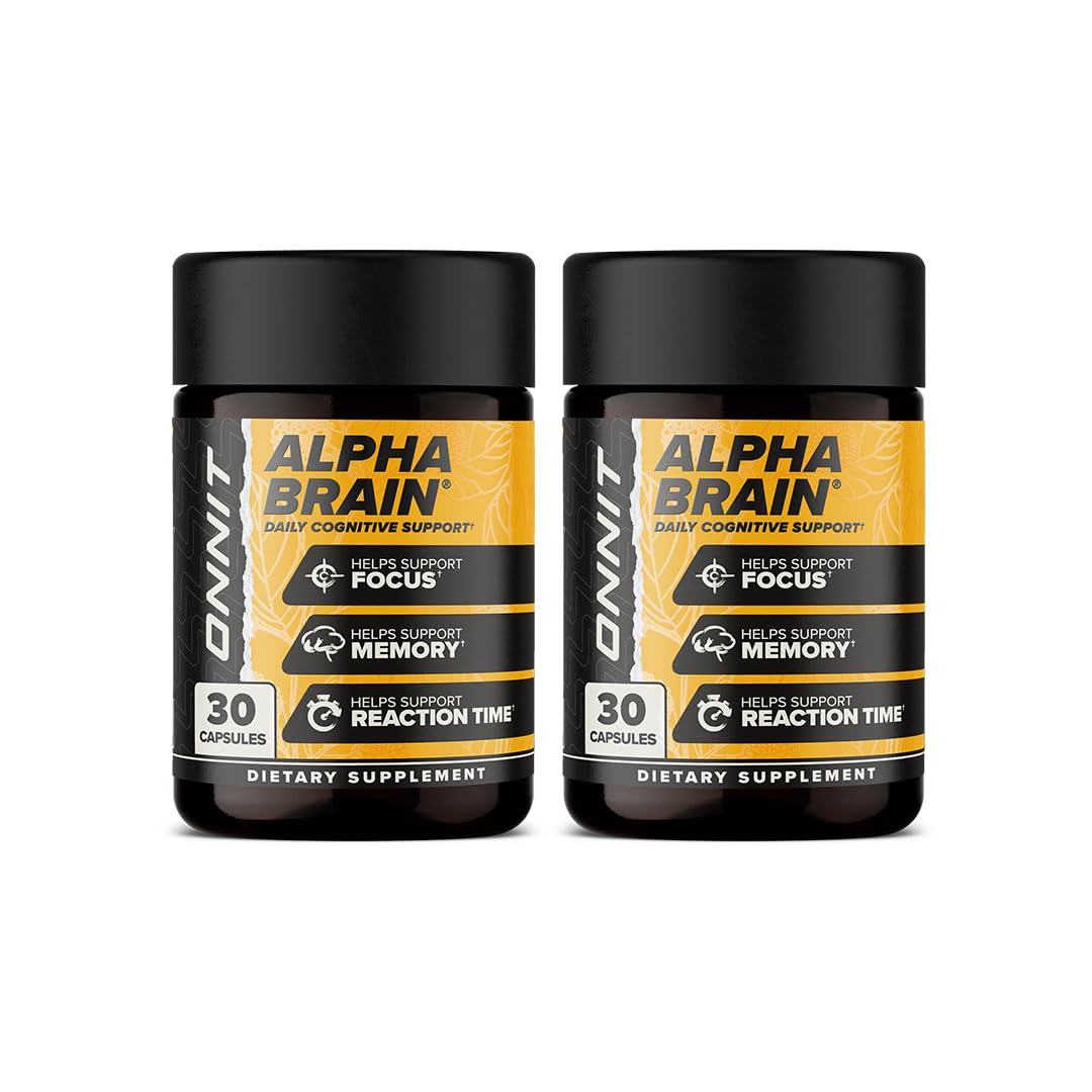 Onnit Alpha Brain Nootropic Capsules for Memory & Focus

