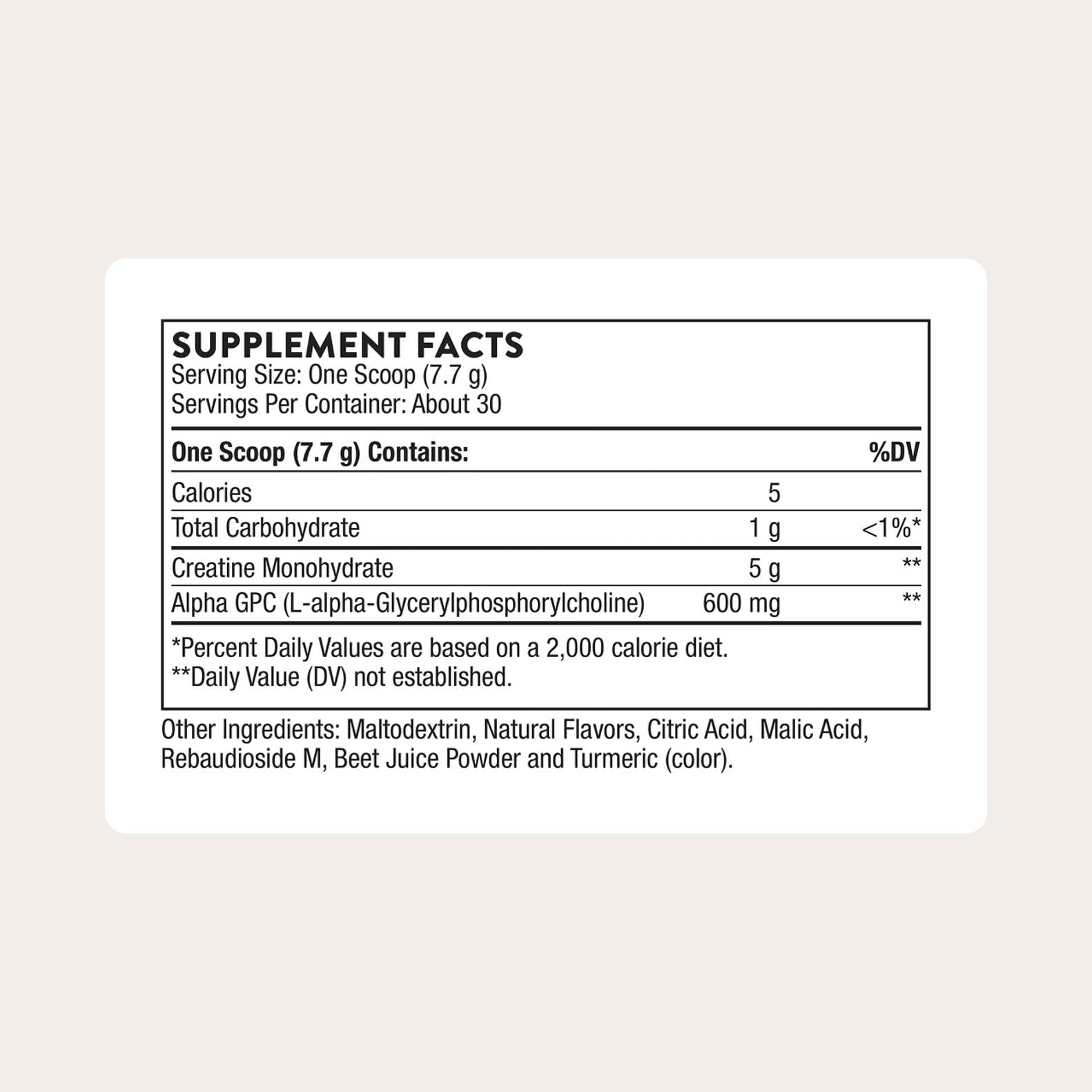Thorne Creatine + Alpha GPC Micronized Powder - Muscle Focus

