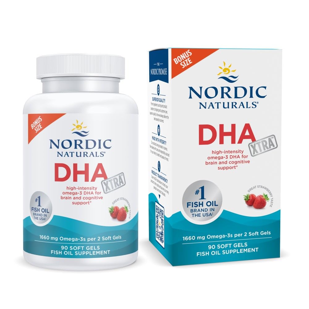 Nordic Naturals DHA Xtra Omega-3 Supplement - Brain Support


