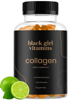 Collagen Gummies Black Girl Vitamins for Hair Skin Nails


