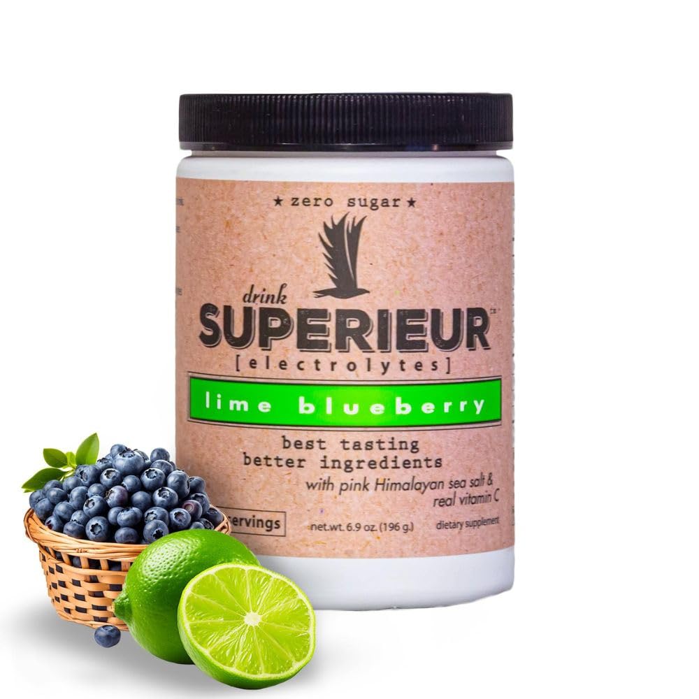 Superieur Electrolytes Plant-Based Electrolyte Powder for Hydration and Recovery