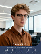 ZanyLen Light-Blocking Glasses for Computer & Screen

