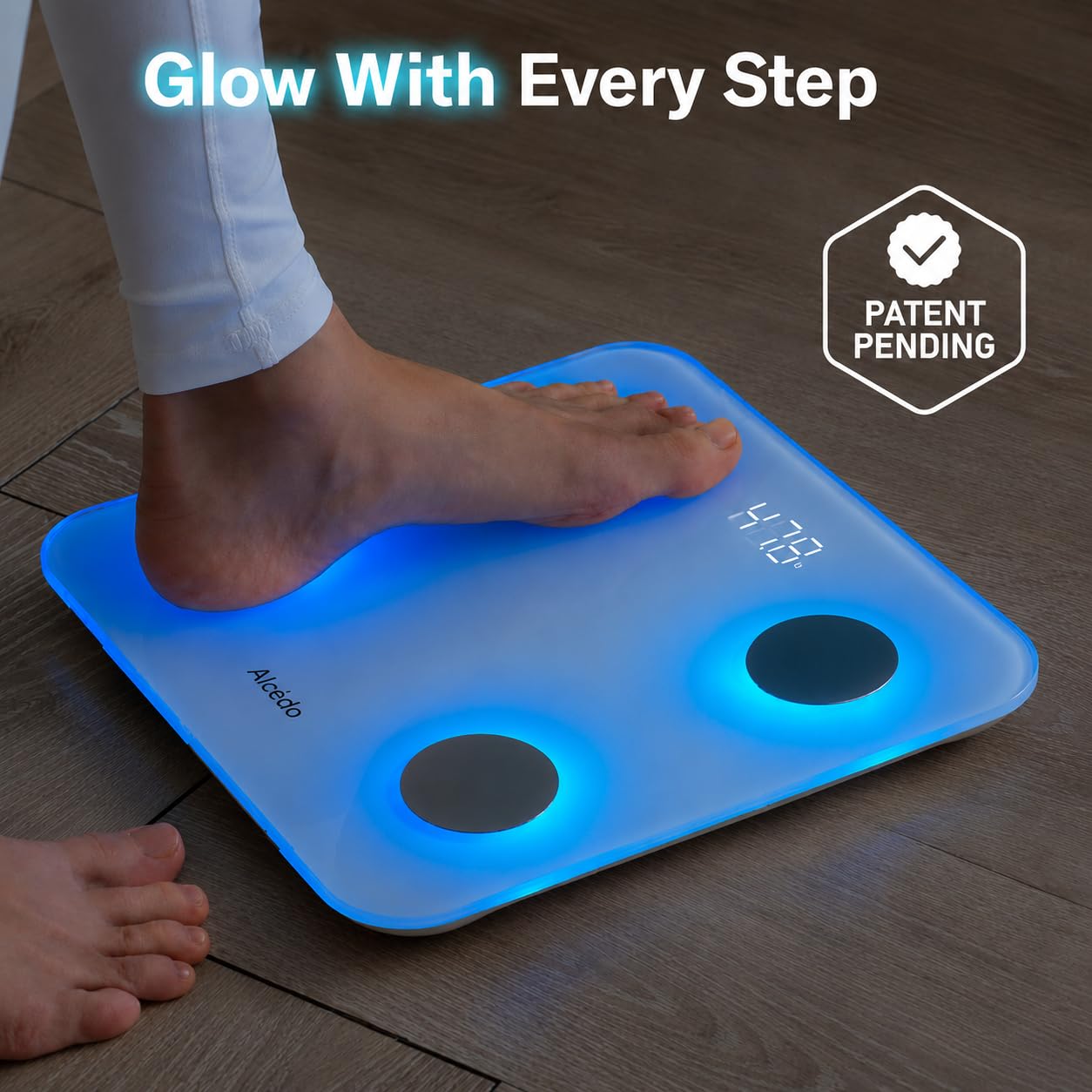 Alcedo Smart Body Fat Scale | Health Metrics Tracker

