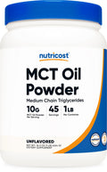 Nutricost MCT Oil Powder Coconut-Derived for Keto, Non-GMO Gluten Free