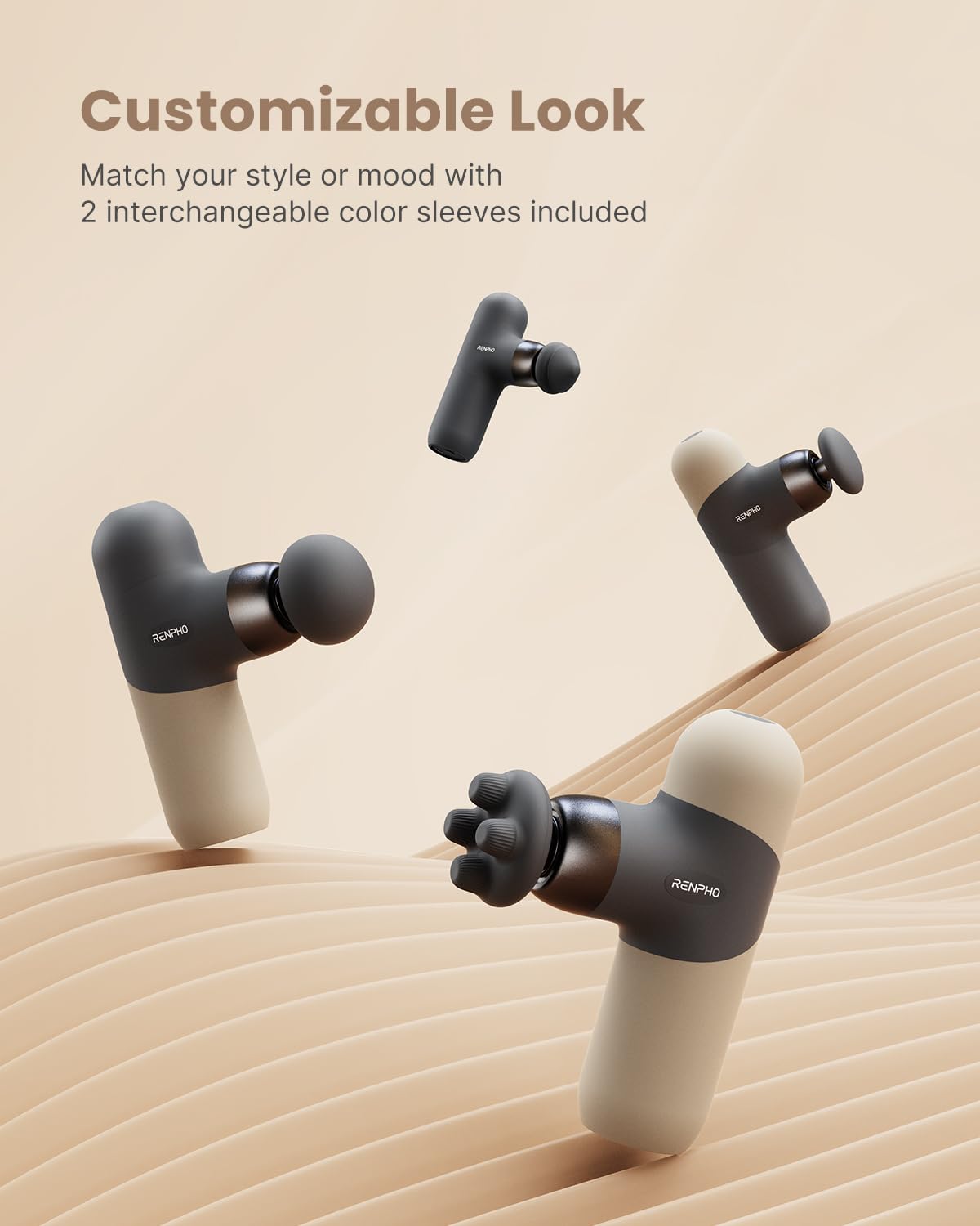 RENPHO Mini Thermal Massage Gun with Heat | Massager

