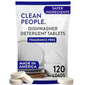 Clean People Dishwasher Detergent Tablets - Enzyme-Powered