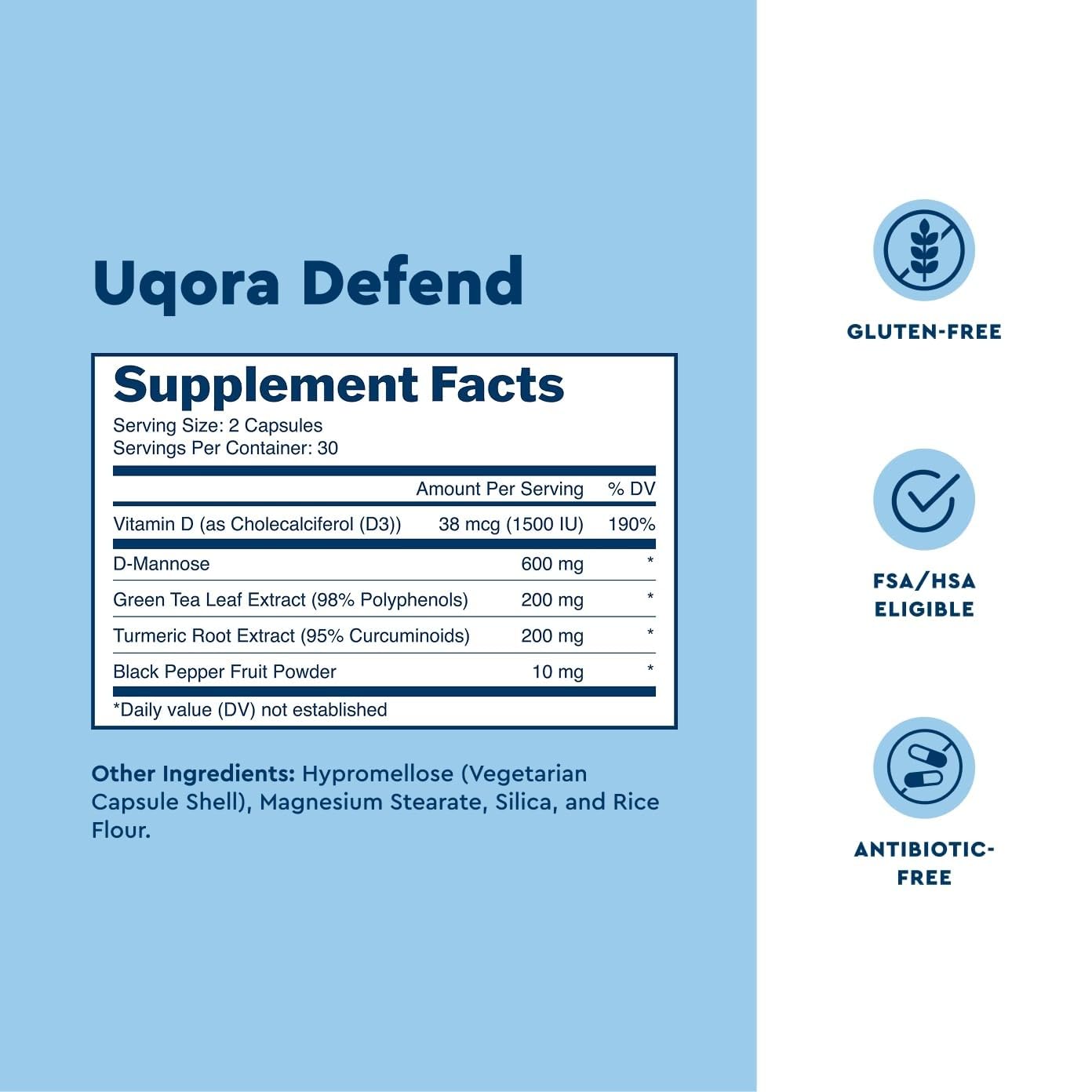 Urinary Tract Health Supplement | Uqora Defend

