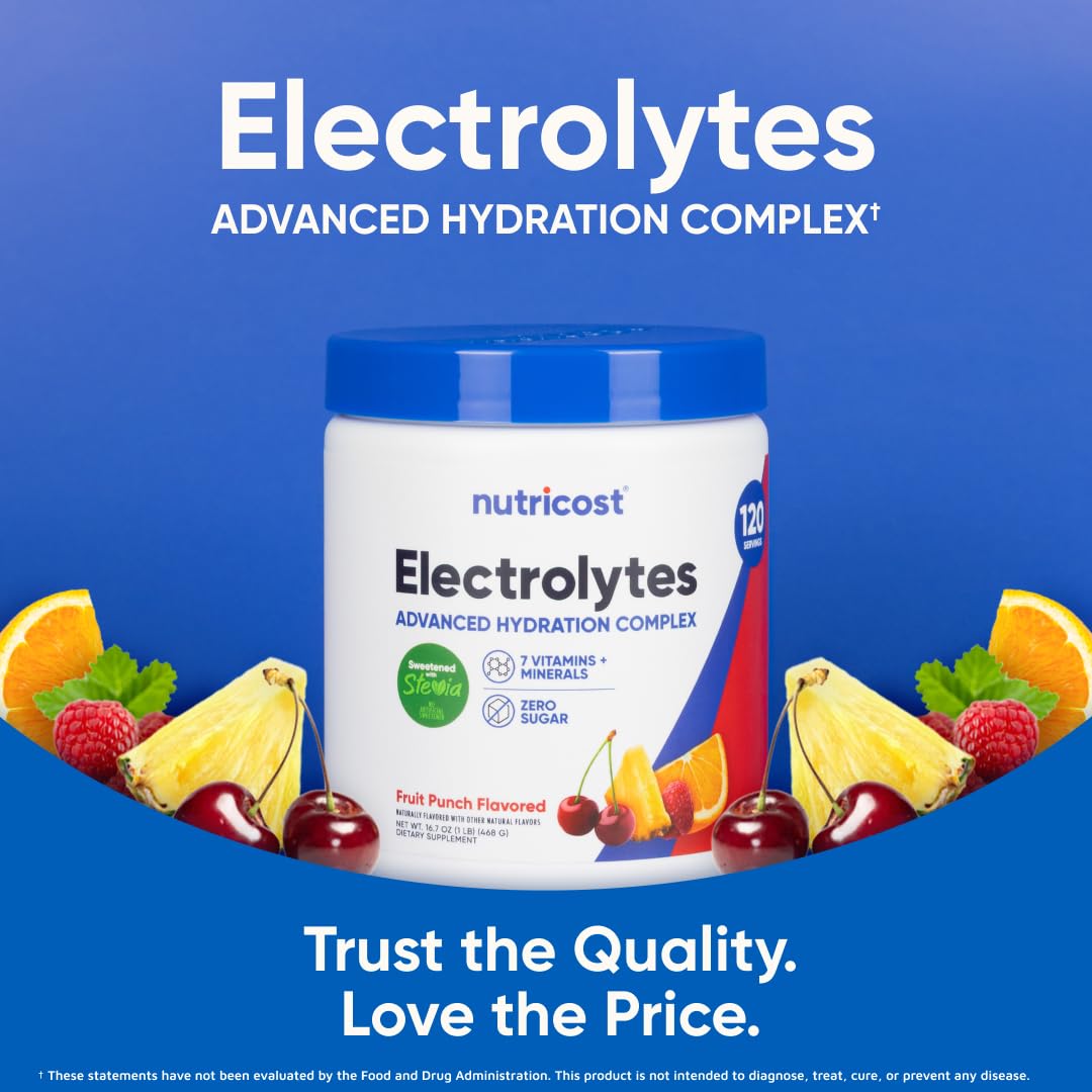 Nutricost Electrolyte Complex Powder - Hydration Support

