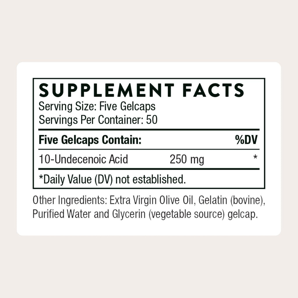 THORNE Undecylenic Acid for Gut & Vaginal Flora

