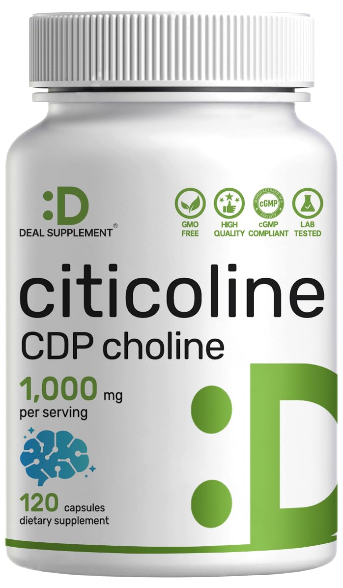 Citicoline CDP Choline Brain Support | Nootropic Supplement

