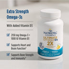 Nordic Naturals Ultimate Omega 2X with Vitamin D3 Omega-3

