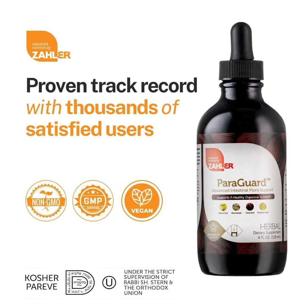 Zahler ParaGuard Gut Health Supplement | Herbal Digestive

