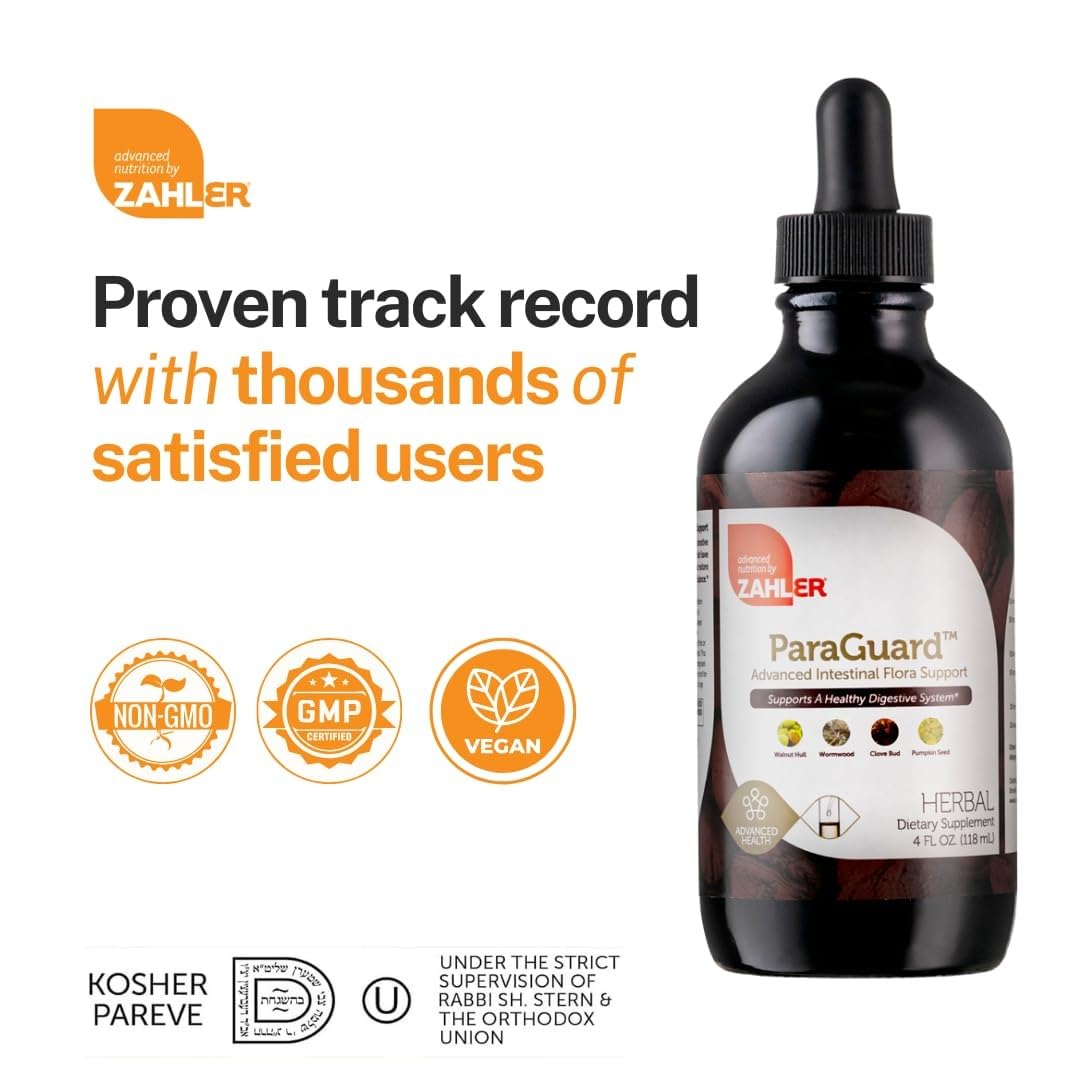 Zahler ParaGuard Gut Health Supplement | Herbal Digestive

