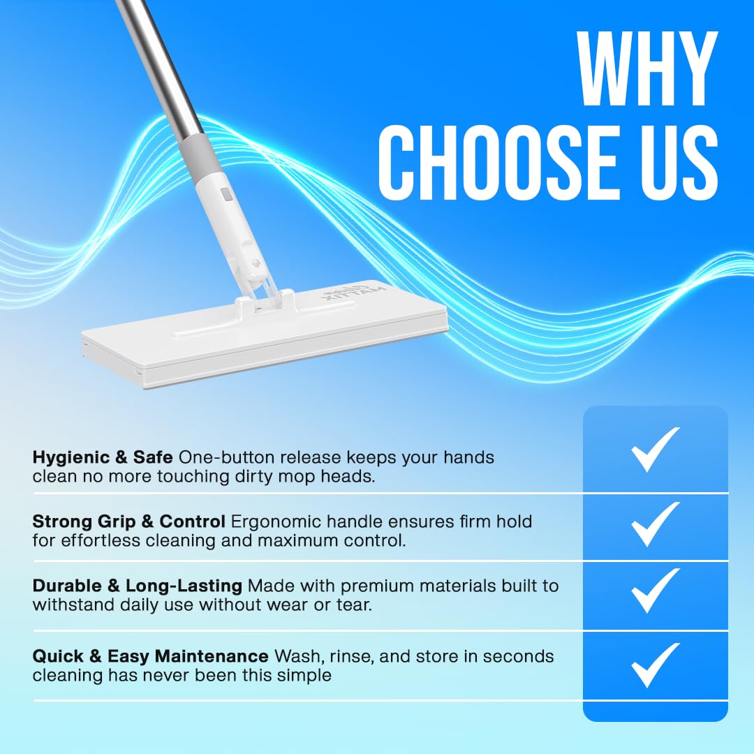 FlexiClamp Sweep & Mop Kit for Easy Cleaning


