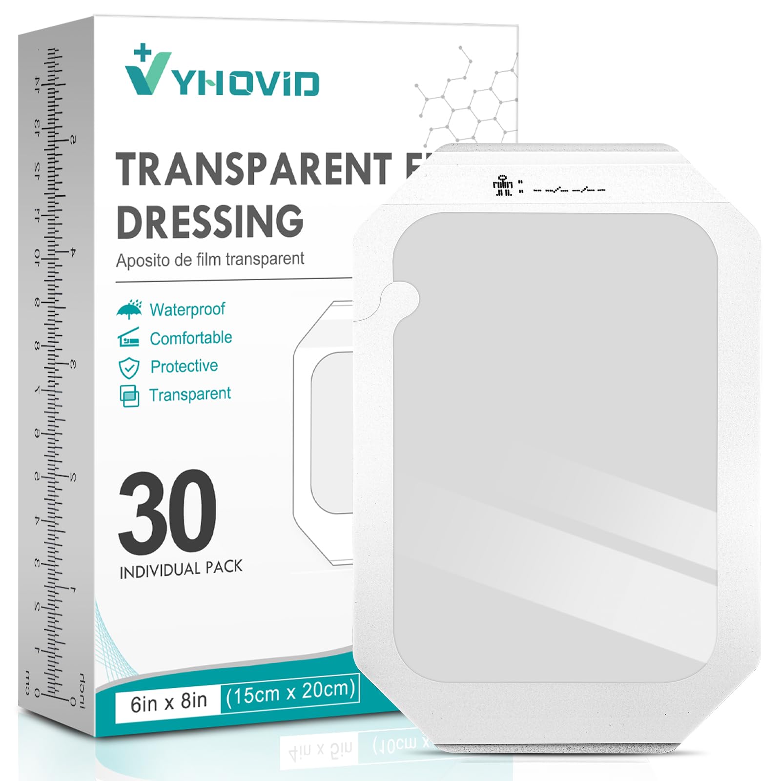 Transparent Film Dressing Waterproof Bandage Latex-Free

