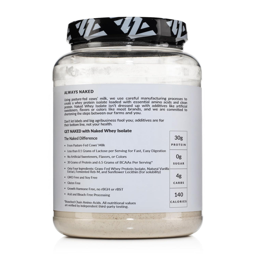 NAKED Whey Isolate Protein Powder | Clean Ingredients


