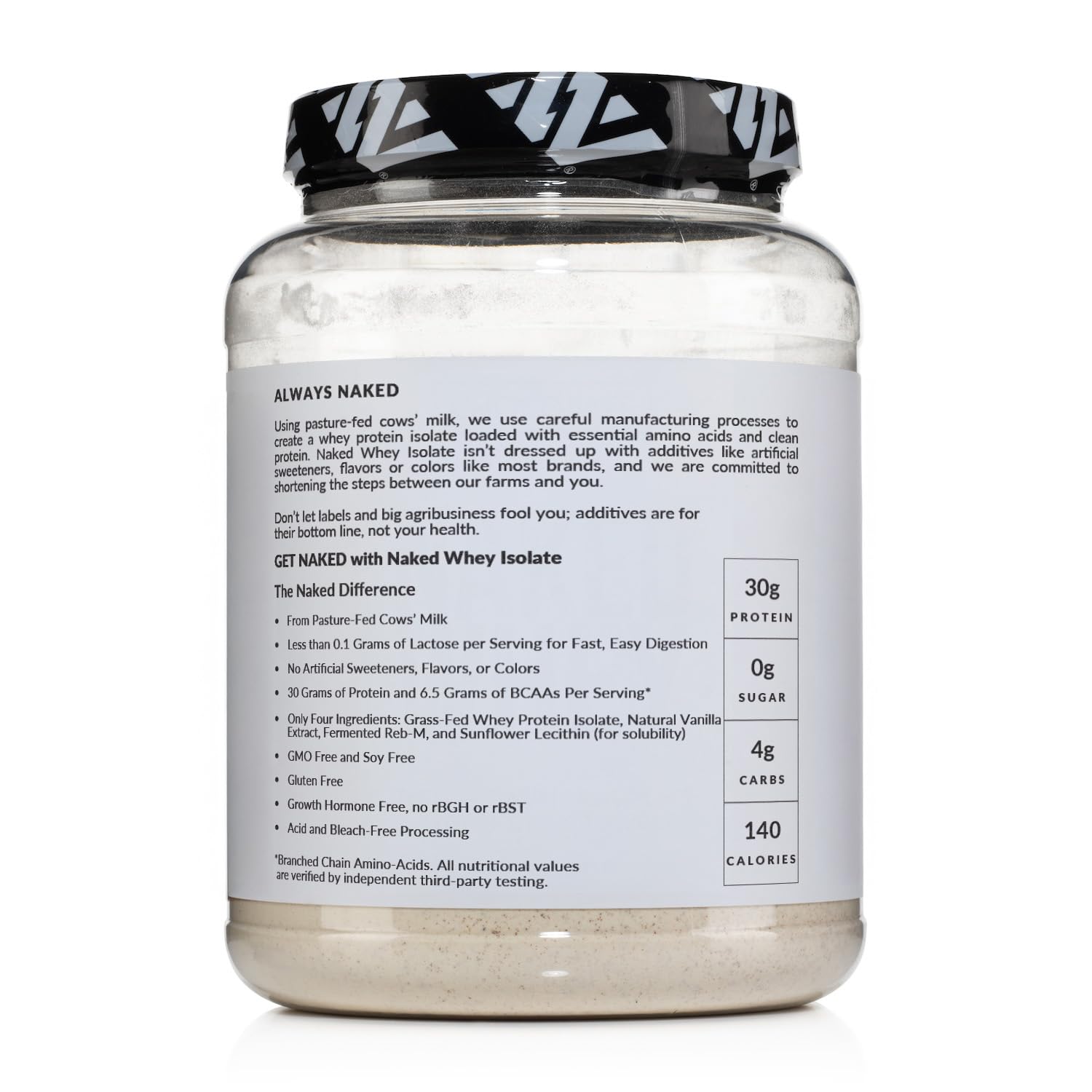 NAKED Whey Isolate Protein Powder | Clean Ingredients

