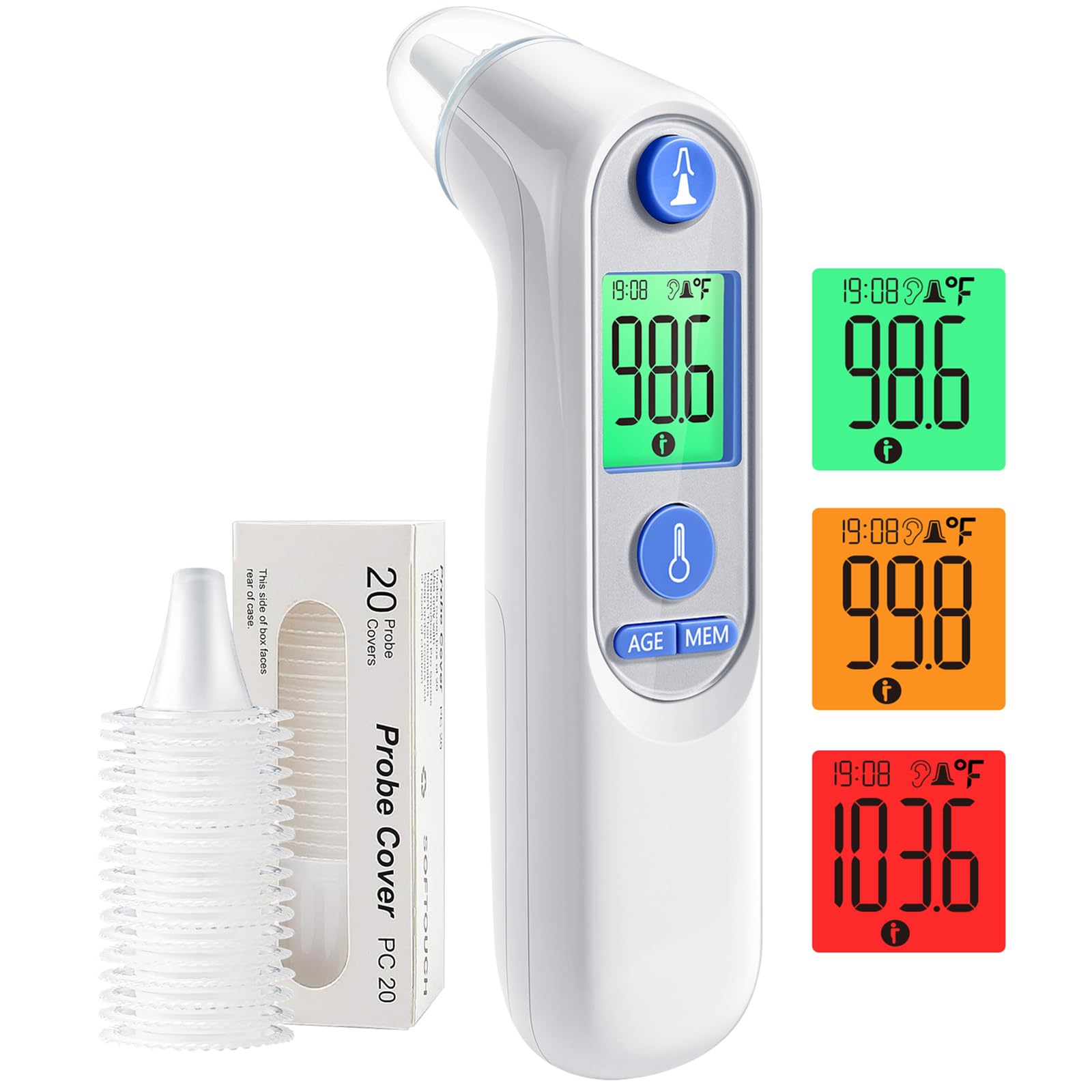 Viproud Ear Thermometer for All Ages | 1s Reading

