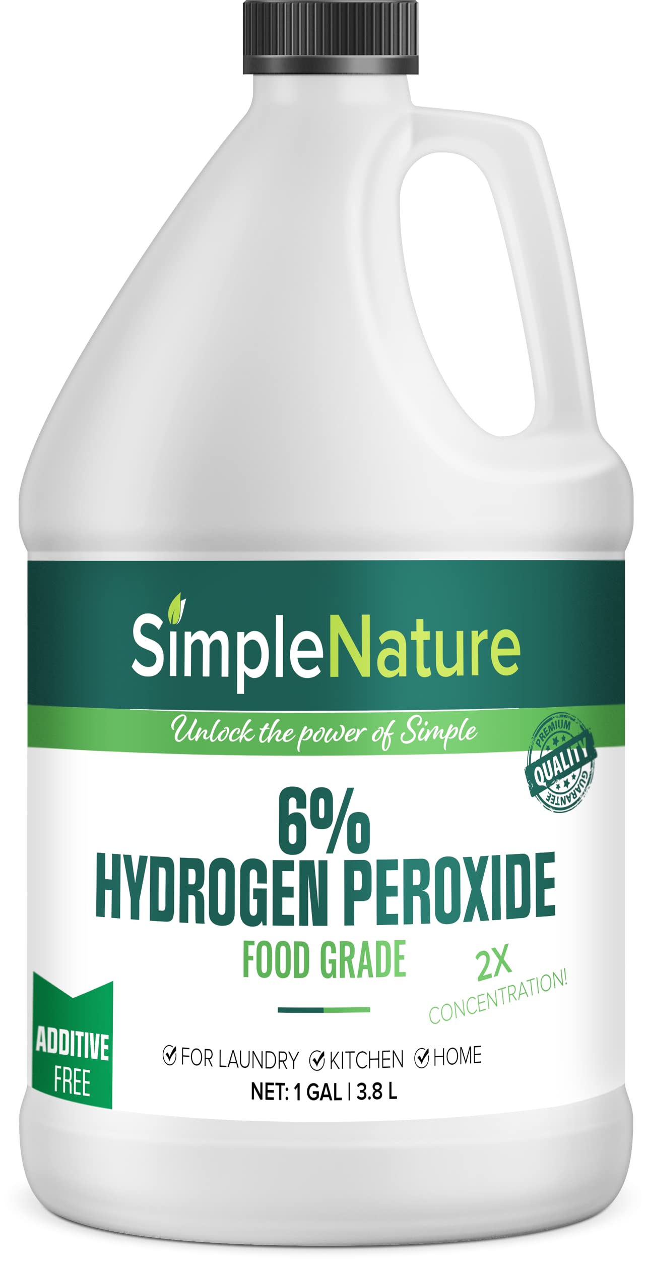 SimpleNature Food Grade Hydrogen Peroxide Solution Multipurpose Cleaner