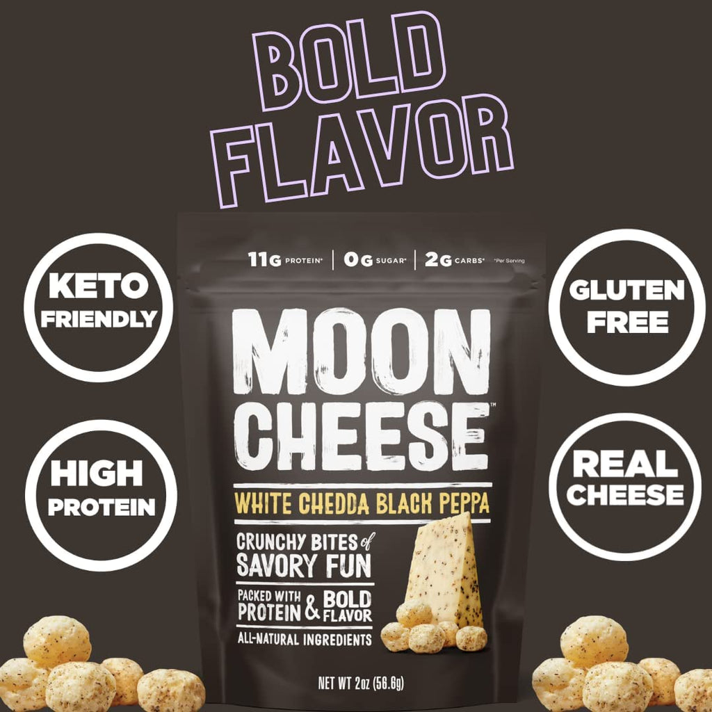 Moon Cheese Variety Pack - 100% Real Cheese Snack

