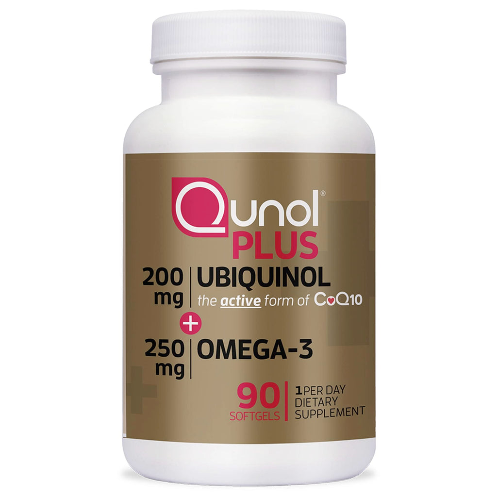 Qunol Plus Ubiquinol with Omega Fatty Acids for Heart Health

