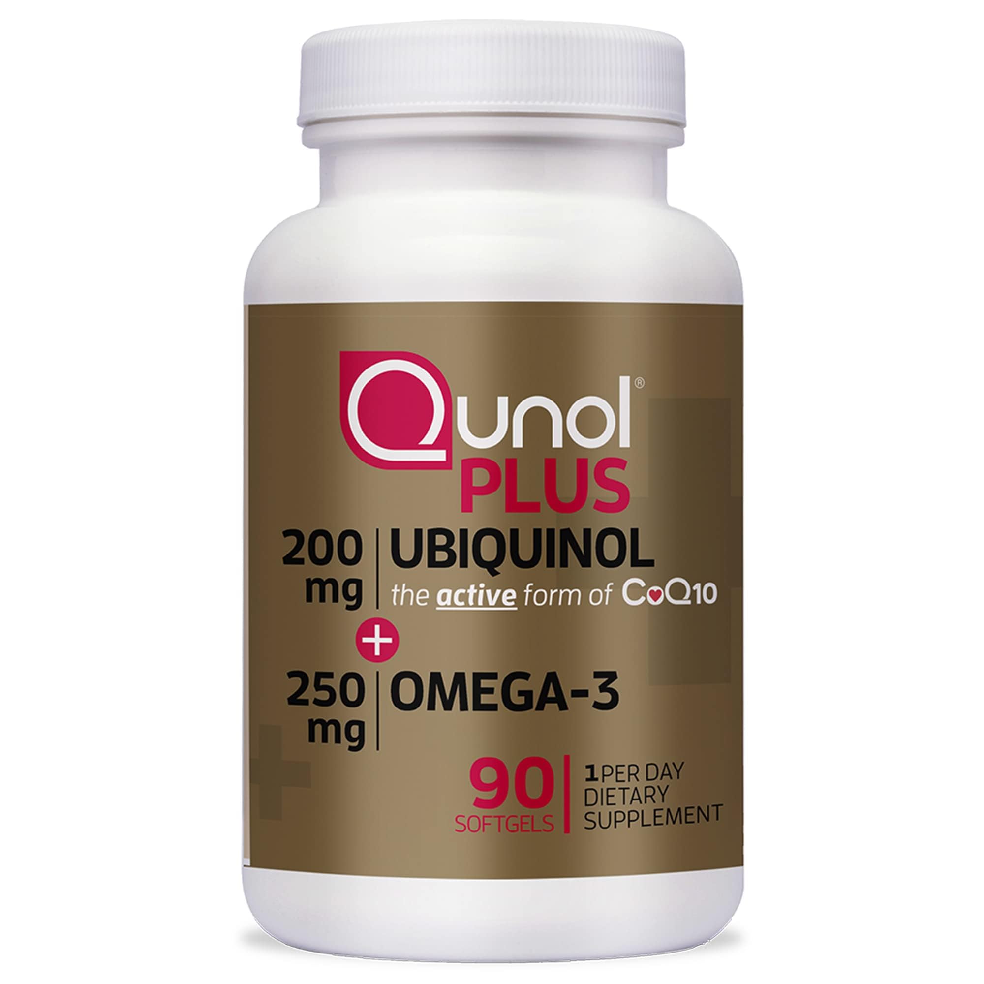 Qunol Plus Ubiquinol with Omega Fatty Acids for Heart Health

