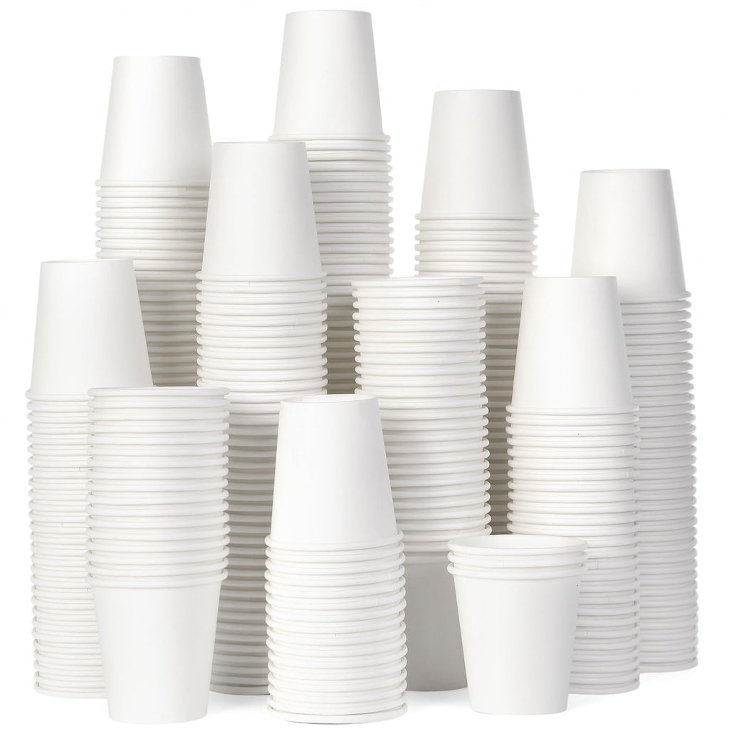 Vumdua Disposable Paper Cups for Hot and Cold Beverages