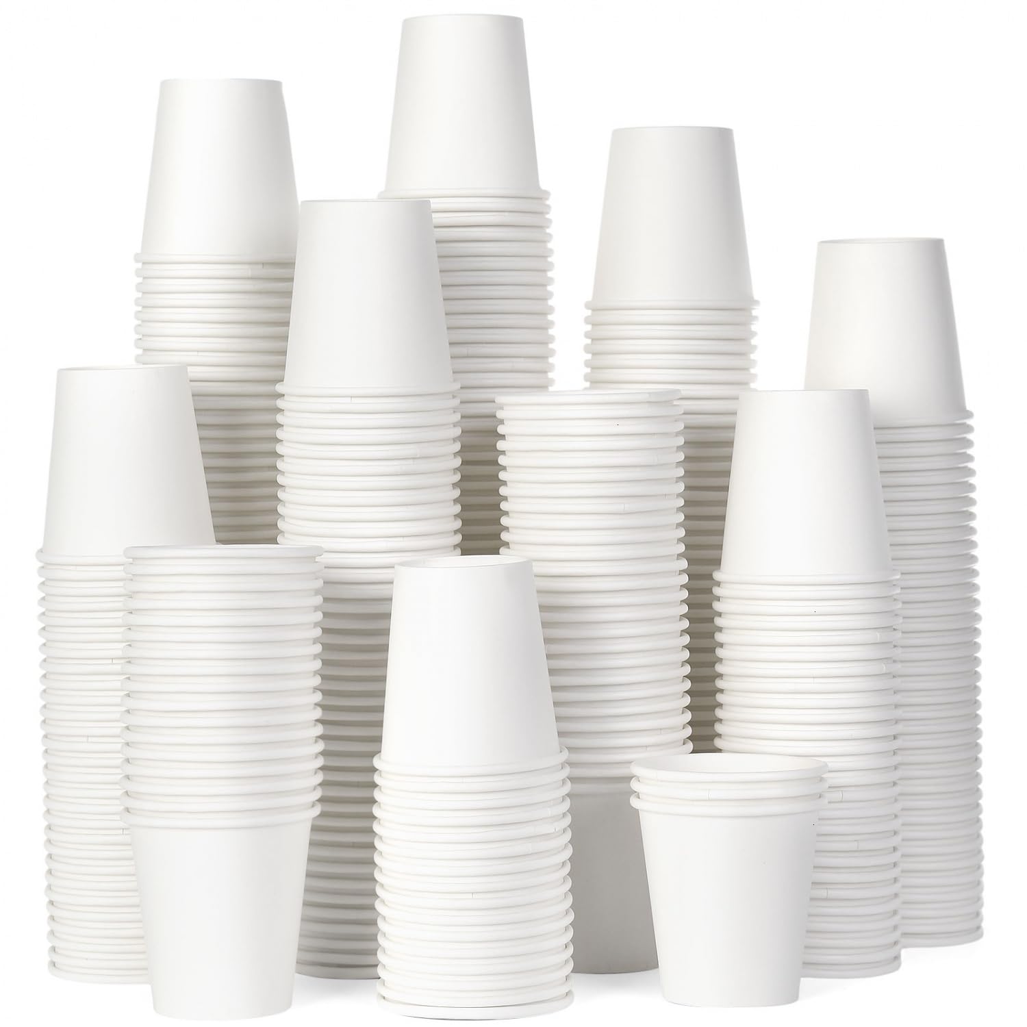 Vumdua Disposable Paper Cups for Hot and Cold Beverages